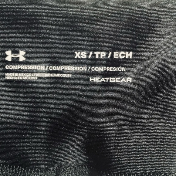 XS Under Armour Midnight Black Active compression Leggings - Picture 6 of 6